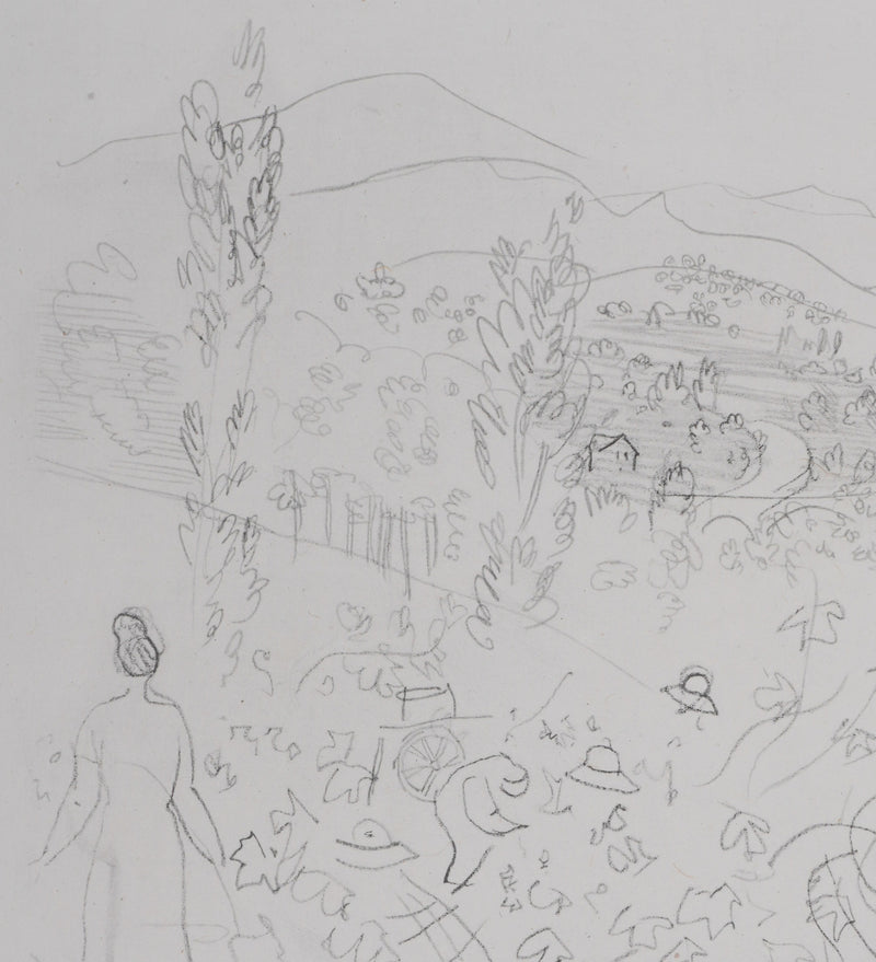 Raoul DUFY : La récolte, Lithographie originale signée