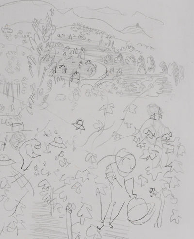 Raoul DUFY : La récolte, Lithographie originale signée