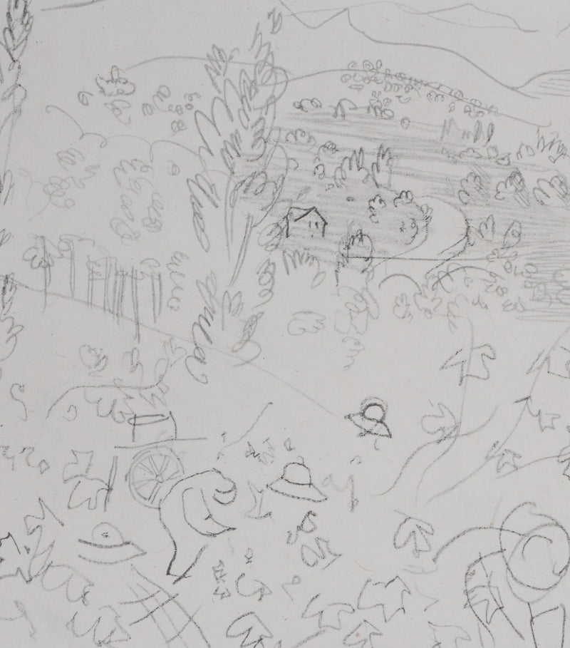 Raoul DUFY : La récolte, Lithographie originale signée