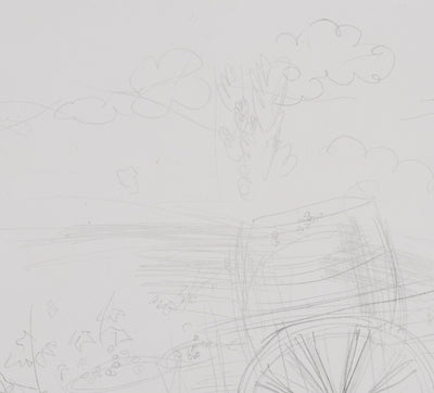 Raoul DUFY : Chariot aux paniers, Lithographie originale signée