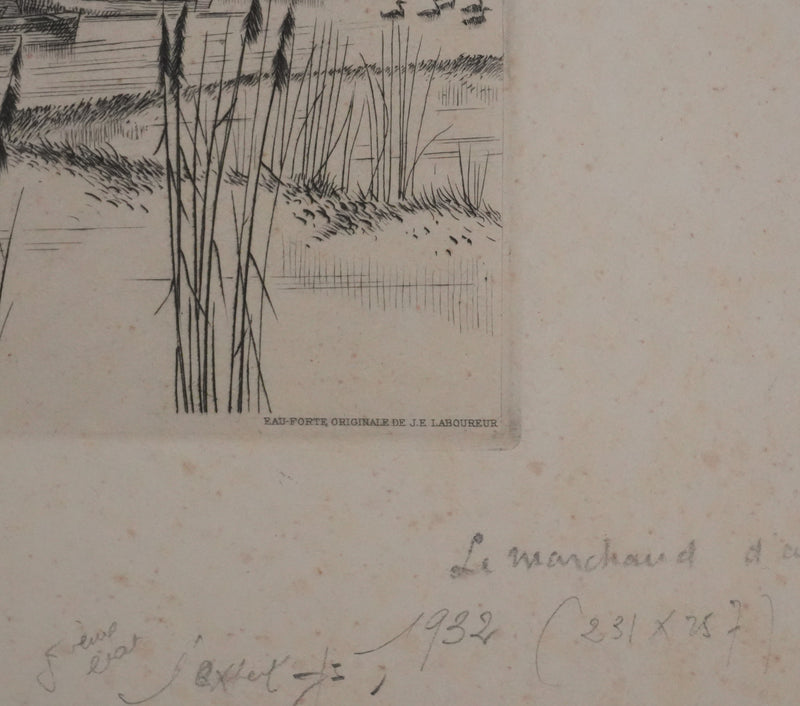 Jean-Emile LABOUREUR : Le marchand d&