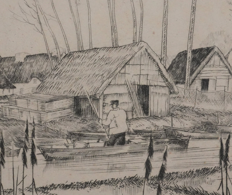 Jean-Emile LABOUREUR : Le marchand d&