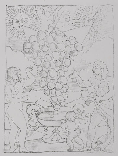 André DERAIN : Offrande à Dionysos, Lithographie originale