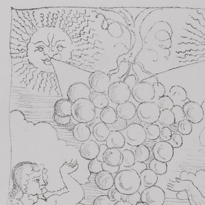 André DERAIN : Offrande à Dionysos, Lithographie originale