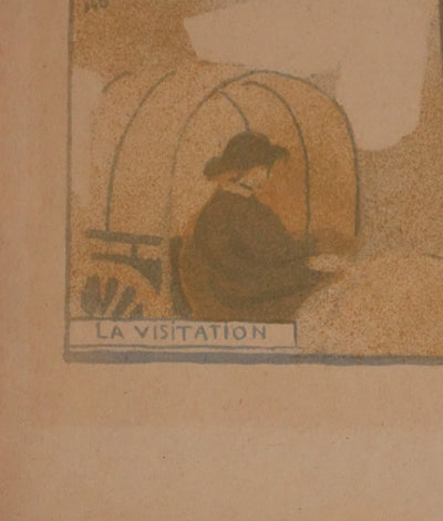 Maurice DENIS : La visitation, Lithographie originale signée