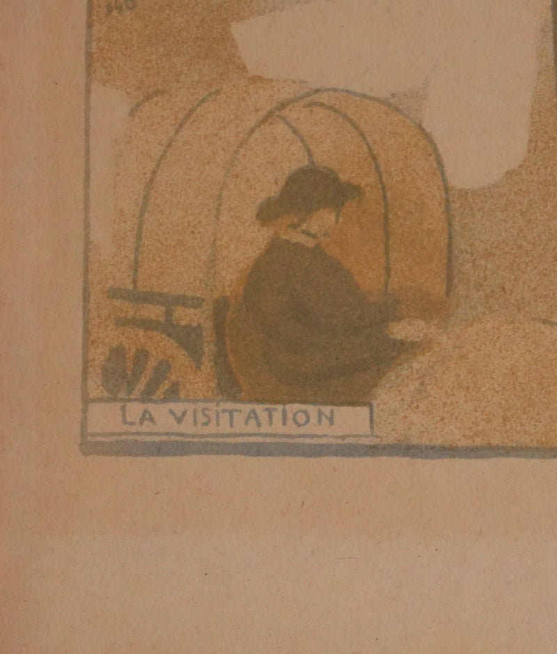 Maurice DENIS : La visitation, Lithographie originale signée