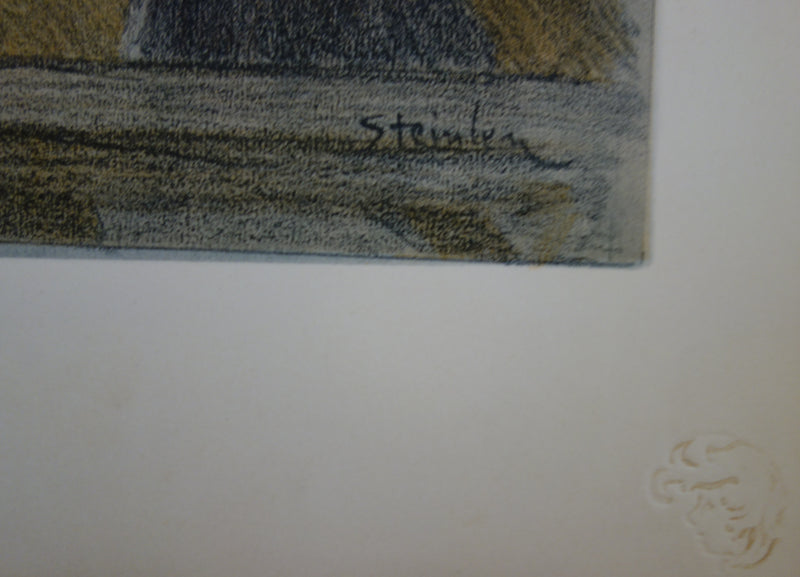 Théophile Alexandre STEINLEN : Bal de Barrière, Lithographie originale signée