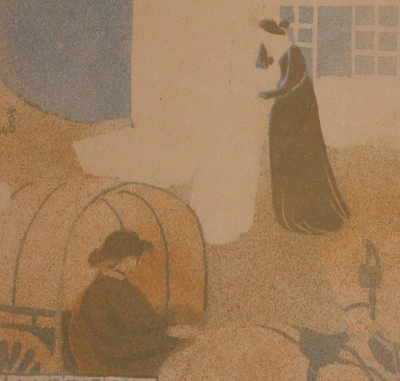 Maurice DENIS : La visitation, Lithographie originale signée