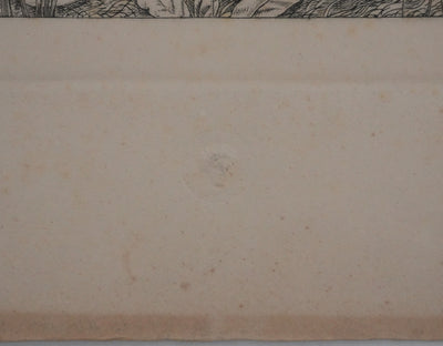 Jean-Emile LABOUREUR : L'entomologiste, Gravure originale signée