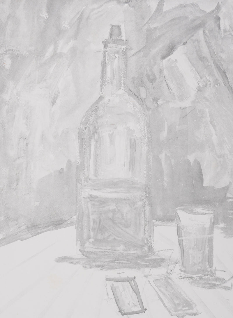 Maurice UTRILLO : Le vin du 14 juillet (noir), Gravure originale signée