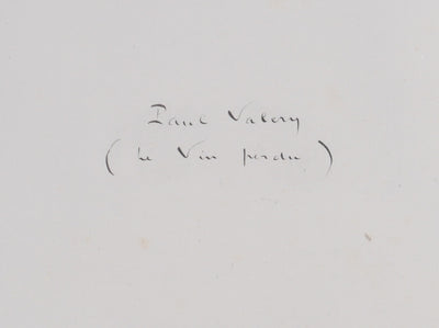 Gotfried HONEGGER : Phrase musicale (noir), Lithographie originale