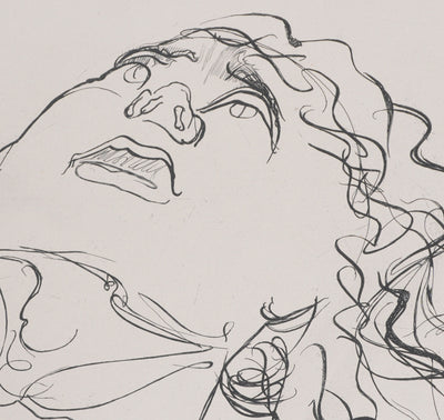 Henry de WAROQUIER : Le visage, Gravure originale signée