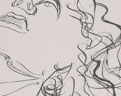 Henry de WAROQUIER : Le visage, Gravure originale signée