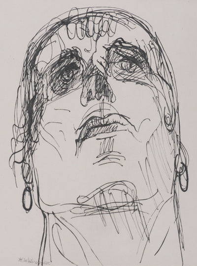 Henry de WAROQUIER : L’homme obscur, Gravure originale signée