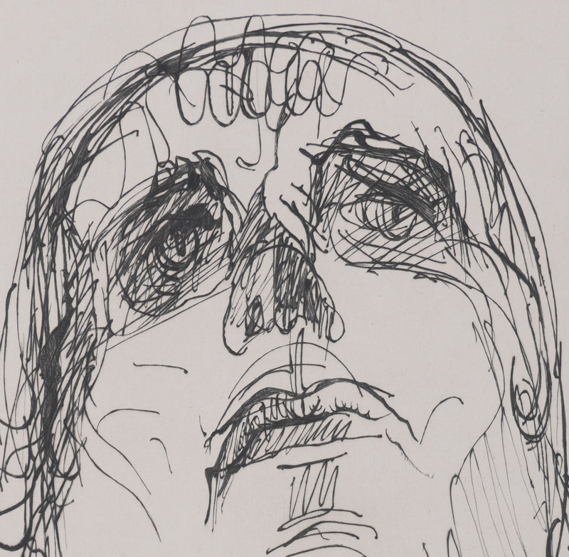 Henry de WAROQUIER : L’homme obscur, Gravure originale signée