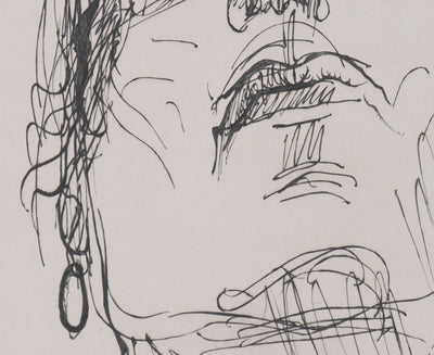 Henry de WAROQUIER : L’homme obscur, Gravure originale signée