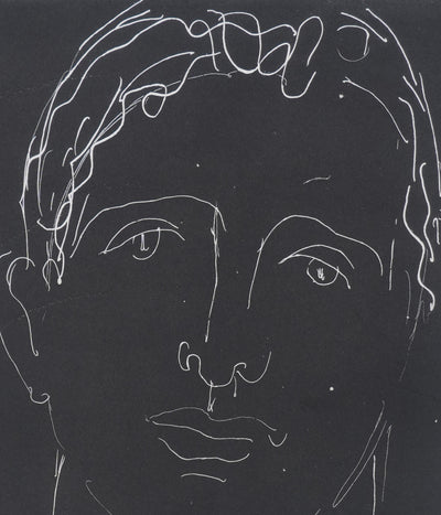 Henry de WAROQUIER : L’homme dans la nuit, Gravure originale signée