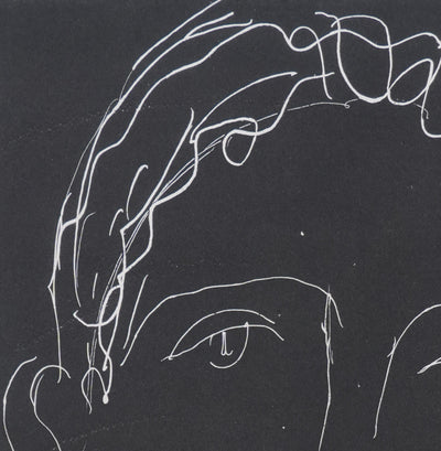 Henry de WAROQUIER : L’homme dans la nuit, Gravure originale signée
