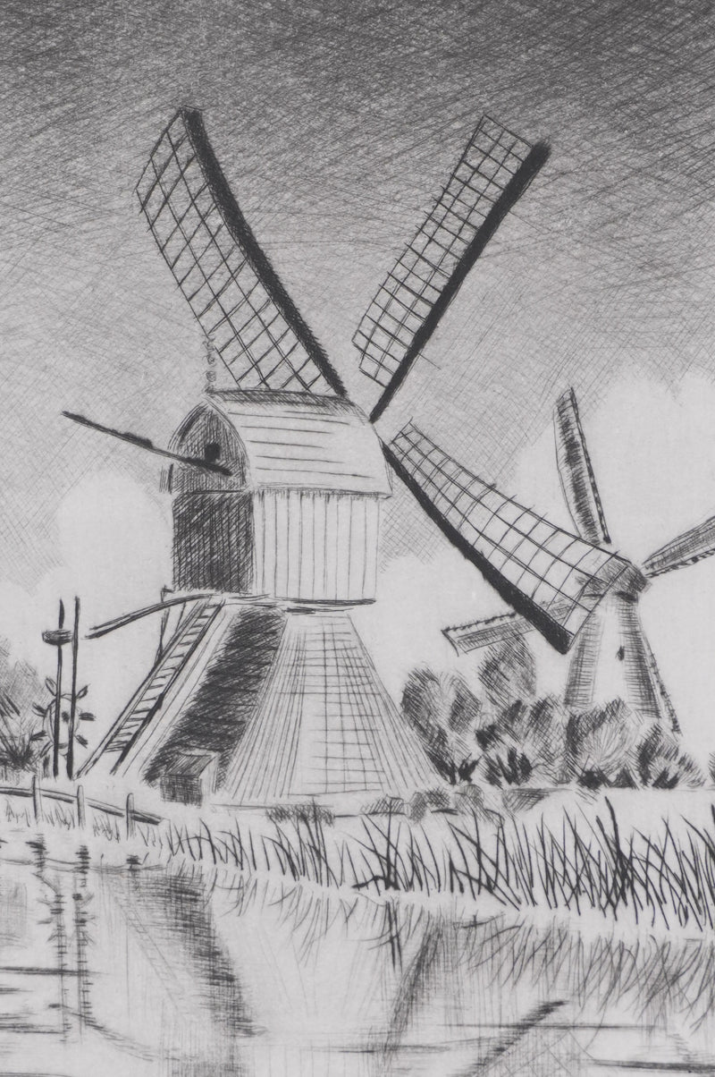 Camille COMBE : Kinderdijk, le moulin au bord de l&
