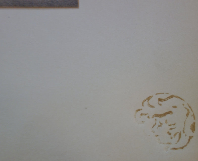 Félix BRACQUEMOND : Les amours de Marie, Lithographie originale signée
