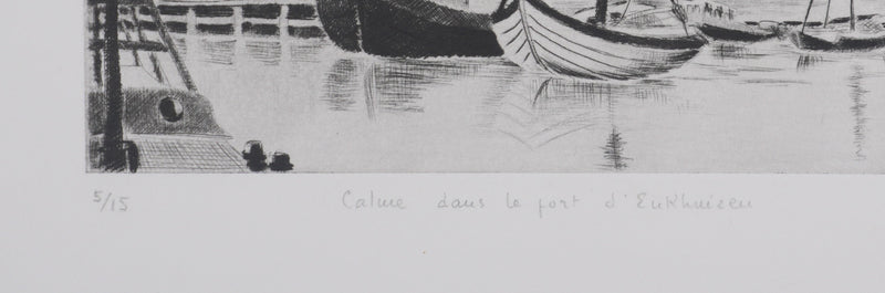 Camille COMBE : Calme dans le port d&