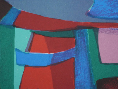 Marcel MOULY : Nature morte au luth (E.A.), Lithographie originale signée