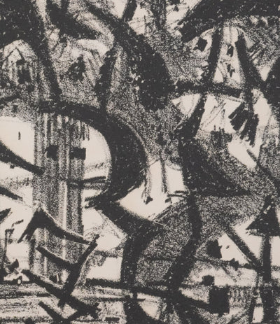 Paul CHARLOT : La forêt abstraite, Lithographie originale signée