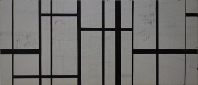 Bernard HERZOG : Structure colorée, Dessin original