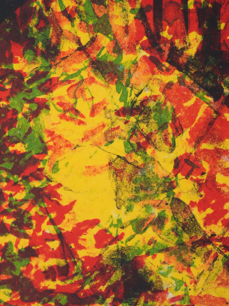 Dang LEBADANG : Le bal masqué, Lithographie originale signée