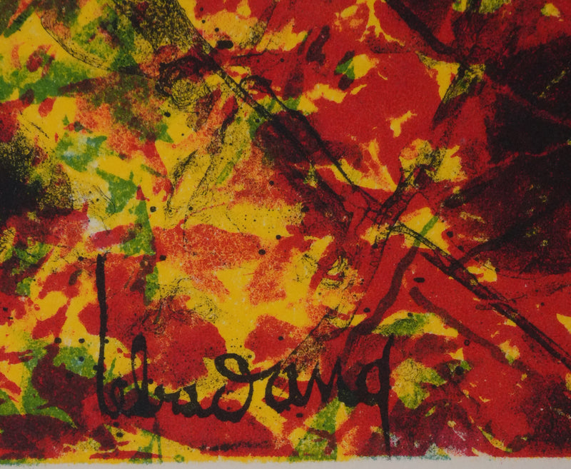 Dang LEBADANG : Le bal masqué, Lithographie originale signée