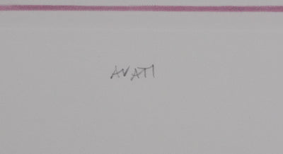 Mario AVATI : Le chant de l'oiseau, Gravure originale signée