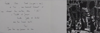 Paul CHARLOT : La rencontre, Lithographie originale signée