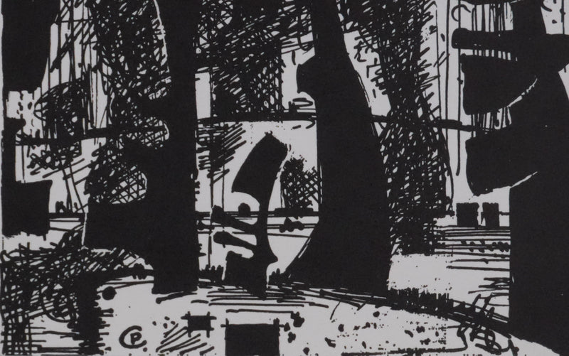 Paul CHARLOT : La rencontre, Lithographie originale signée