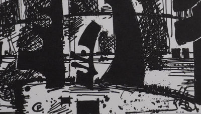 Paul CHARLOT : La rencontre, Lithographie originale signée