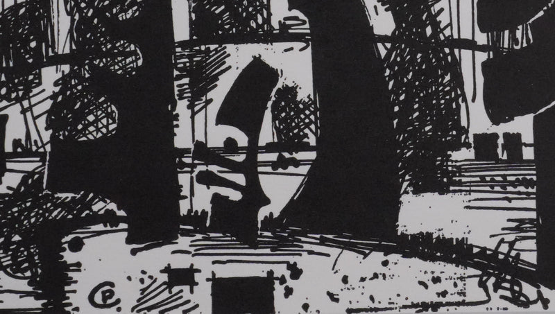 Paul CHARLOT : La rencontre, Lithographie originale signée