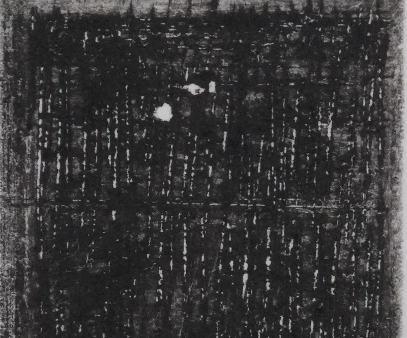 Maurice Elie SARTHOU : La lune sur le champs, Gravure originale signée