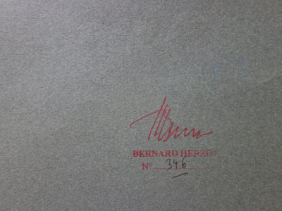 Bernard HERZOG : Dans les nuages, Aquarelle originale signée
