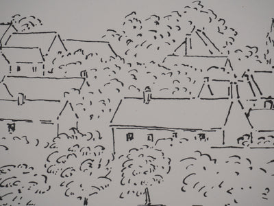 Georges BOINOT : Voyages, Saint Arnoult, Lithographie originale signée