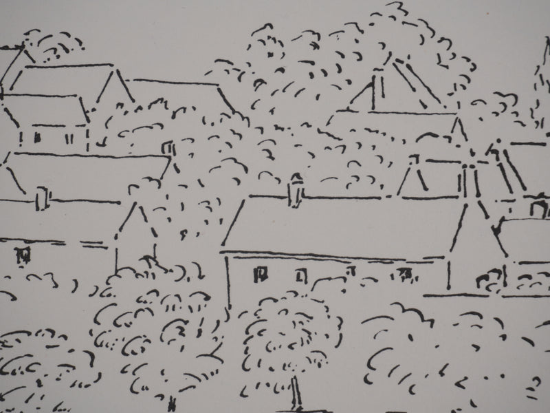 Georges BOINOT : Voyages, Saint Arnoult, Lithographie originale signée