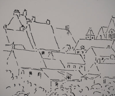 Georges BOINOT : Voyages, Saint Arnoult, Lithographie originale signée