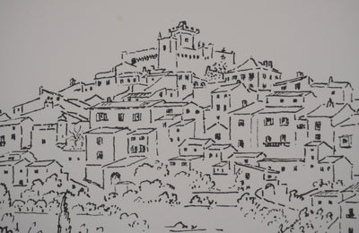 Georges BOINOT : Voyages, Cagnes, Lithographie originale signée