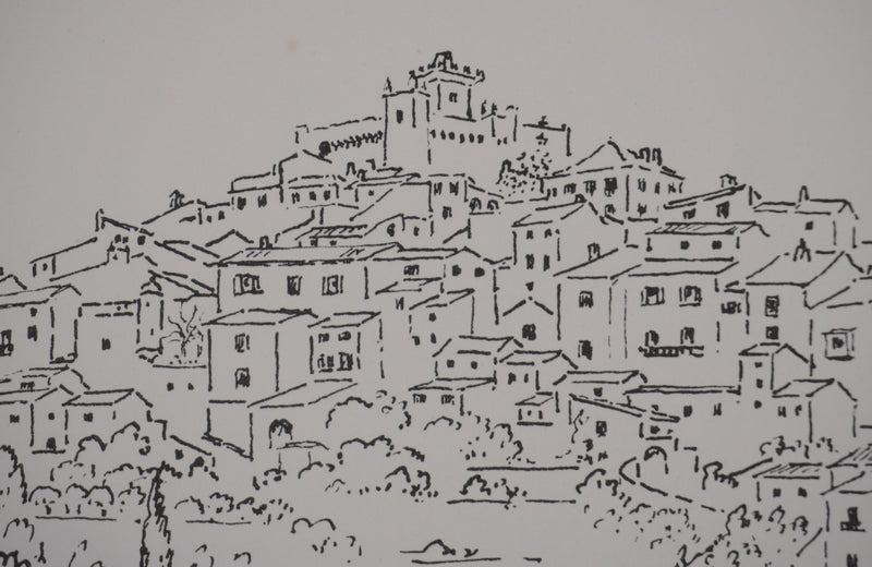 Georges BOINOT : Voyages, Cagnes, Lithographie originale signée