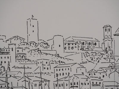 Georges BOINOT : Voyages, Cannes, Lithographie originale signée