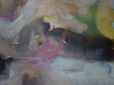 Bernard HERZOG : Cartographie d’un rêve, Aquarelle originale signée