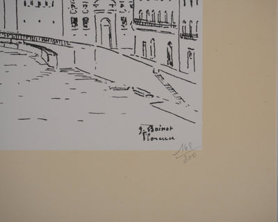 Georges BOINOT : Voyages, Florence, Lithographie originale signée