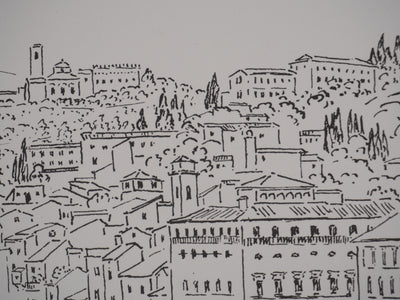 Georges BOINOT : Voyages, Florence, Lithographie originale signée