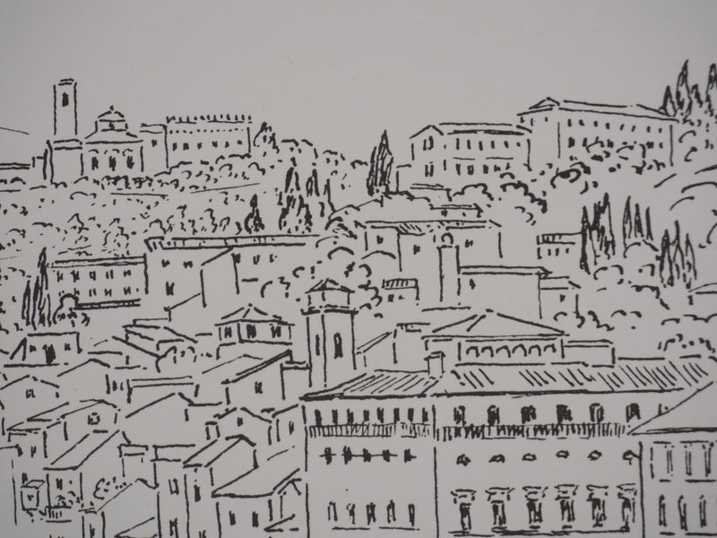 Georges BOINOT : Voyages, Florence, Lithographie originale signée