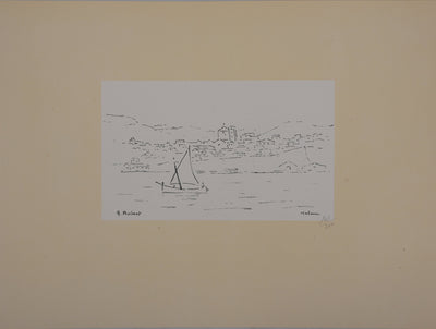 Georges BOINOT : Voyages, Palma de Majorque, Lithographie originale signée