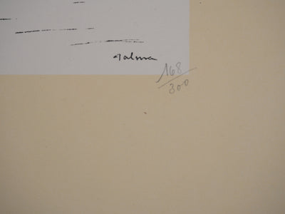 Georges BOINOT : Voyages, Palma de Majorque, Lithographie originale signée