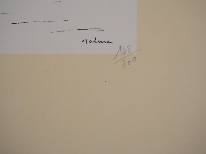 Georges BOINOT : Voyages, Palma de Majorque, Lithographie originale signée